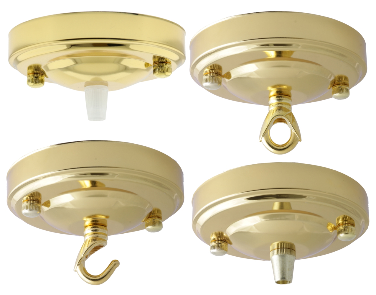 Details About Vintage Styled Metal Ceiling Rose 106mm In Polished Brass Finish
