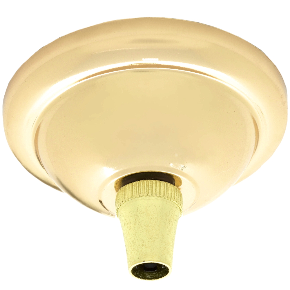 Small Metal Ceiling Rose Kit With Assembly Instruction In Brass