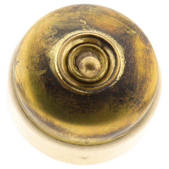 Reeves 1Way Aged Brass and Ivory Domed Bakelite Light Switch Reeves 1Way Aged Brass and Ivory Domed Bakelite Light Switch