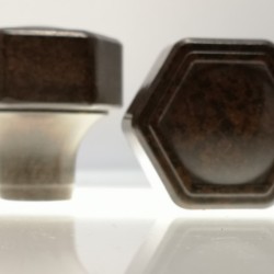 Hexagonal Bakelite Door Knob