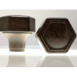 Hexagonal Bakelite Door Knob