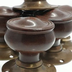 Round Convex Bakelite Door Knob