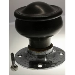 Round Convex Bakelite Door Knob Black Round Convex Bakelite Door Knob Black