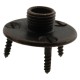 Lampholder fixing Plate with Screws in Dark Bronze Finish