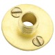 Lampholder fixing Plate with Screws in Raw Brass