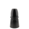 Lampholder B22 Black With Shade Skirt and 10mm Threaded Entry