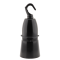 Lampholder B22 Black With Shade Skirt and Metal Chain Hook