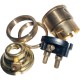Lampholder B22 Polished Brass with Shade Ring, Nylon Cord Grip Lampholder B22 Polished Brass with Shade Ring, Nylon Cord Grip