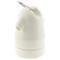 Glazed Porcelain Festoon E27 Lampholder in White