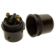 B22 Plug Bulb Socket Extension 5Amp Brown Bakelite Period Style B22 Plug Bulb Socket Extension 5Amp Brown Bakelite Period Style
