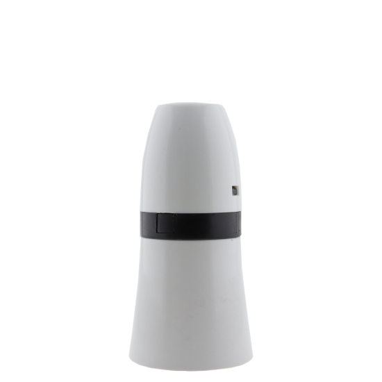 Lampholder B22 White With Shade Skirt and 10mm Threaded Entry Lampholder B22 White With Shade Skirt and 10mm Threaded Entry