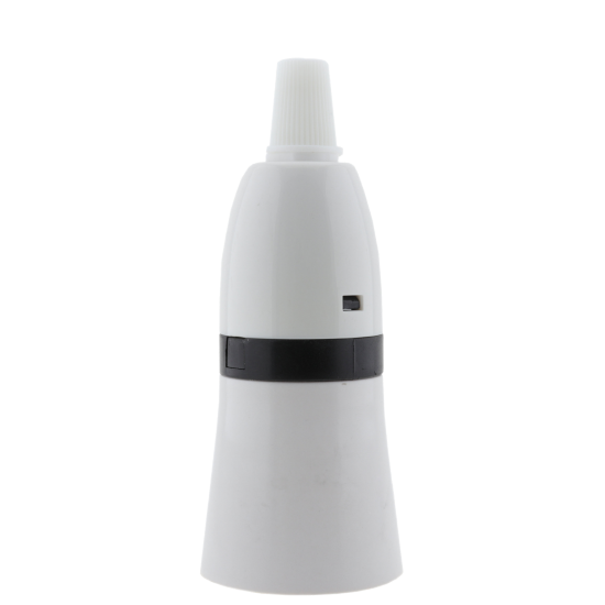 Lampholder B22 White With Shade Skirt and Nylon Cord Grip