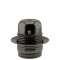 Lampholder E27 Dark Bronze Finish with Shade Ring and 10mm Threaded Entry
