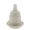 Lampholder E27 Off-White Thermoset Plastic with Shade Ring, Nylon Cord Grip