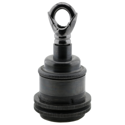 Traditional Edison Screw Bulb Holder (E27) with 2 Shade Rings and Metal Deco Styled Loop in Bronze Finish Traditional Edison Screw Bulb Holder (E27) with 2 Shade Rings and Metal Deco Styled Loop in Bronze Finish