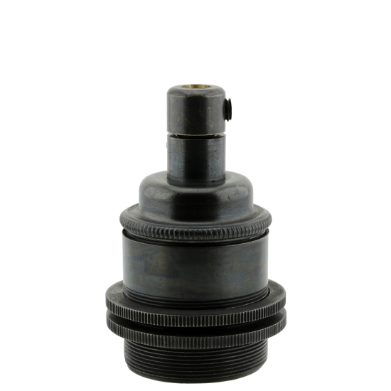 Traditional Edison Screw Bulb Holder (E27) with 2 Shade Rings and Integrated Cord Grip in Bronze Finish Traditional Edison Screw Bulb Holder (E27) with 2 Shade Rings and Integrated Cord Grip in Bronze Finish