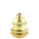 Traditional Edison Screw Bulb Holder (E27) with 2 Shade Rings with Lockable 10mm Threaded Entry in Raw Brass Finish Traditional Edison Screw Bulb Holder (E27) with 2 Shade Rings with Lockable 10mm Threaded Entry in Raw Brass Finish