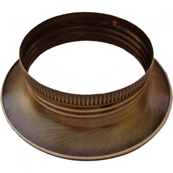 E27 Bulb Holder Additional Shade Ring in Antique Brass Finish