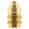SES E14 Brass Lampholder with 10mm Entry