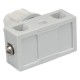 Mini 2Amp ON-Off Mains 230V Push Button Panel Switch in White