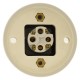 Vintage Style 4Way Intermediate Toggle Light Switch With Applied Brown Finish
