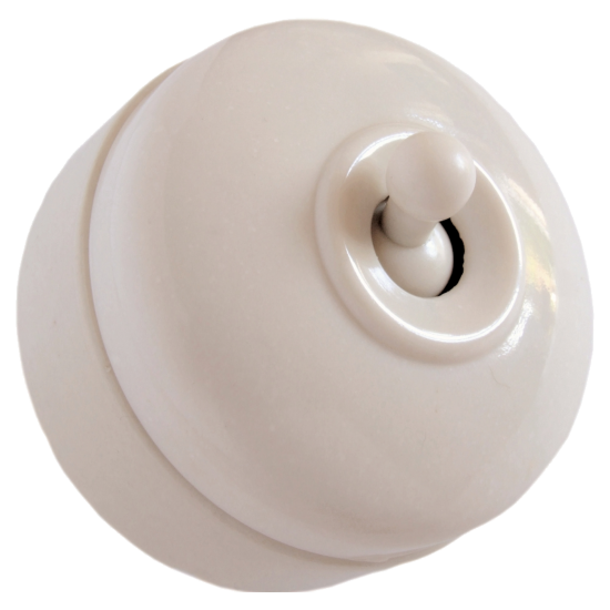 Crabtree Domed Off-White Bakelite Toggle Light Switch 2Way Crabtree Domed Off-White Bakelite Toggle Light Switch 2Way