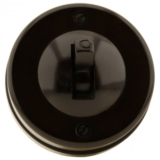 Crabtree Original Vintage Toggle Light Switch 1Way All Bakelite Crabtree Original Vintage Toggle Light Switch 1Way All Bakelite