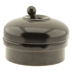 Vintage Bakelite Light Switch on a Matching Flush Panel Plinth 2Way