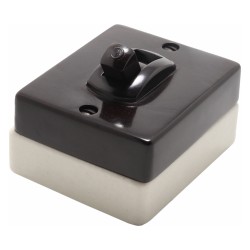 Crabtree Bakelite Architrave Light Switch, 1Way, 5Amp 230VAC