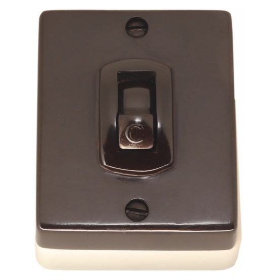 Crabtree Bakelite Architrave Light Switch, 1Way, 5Amp 230VAC