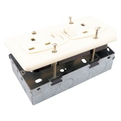 Vintage MK 4 Hole Socket or Switch Fitting Kit for Existing or new Backboxes Vintage MK 4 Hole Socket or Switch Fitting Kit for Existing or new Backboxes