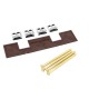 Vintage MK 4 Hole Socket or Switch Fitting Kit for Existing or new Backboxes Vintage MK 4 Hole Socket or Switch Fitting Kit for Existing or new Backboxes