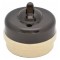 GEC Brown And Ivory Bakelite Toggle Light Switch