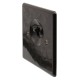 Genuine Rolls Switches Ltd Brown Bakelite Flat Panel Toggle Light Switch 2Way 1Gang