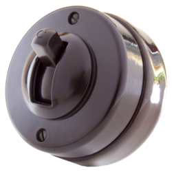 Crabtree Vintage Brown Bakelite Toggle Light Switch 1Way Crabtree Vintage Brown Bakelite Toggle Light Switch 1Way