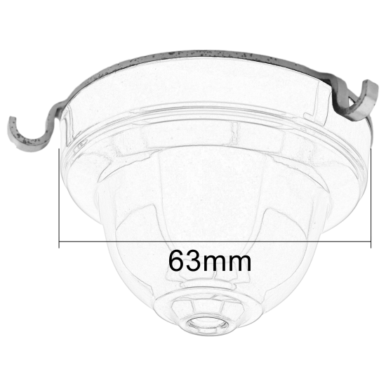 Small 63mm Three Hook Ceiling Cup Ring