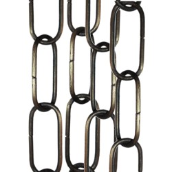 Standard Gauge Chain in Antique Brass Finish, 48cm Standard Gauge Chain in Antique Brass Finish, 48cm