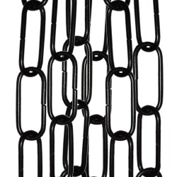 Standard Gauge Chain in Powder Black Finish, 50cm Standard Gauge Chain in Powder Black Finish, 50cm