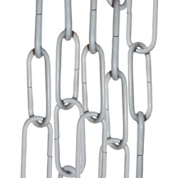 Standard Gauge Chain in Powder White Finish, 50cm Standard Gauge Chain in Powder White Finish, 50cm