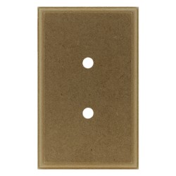 MDF Rectangle Switch Mount Pattress 2Gang 