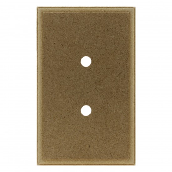 MDF Rectangle Switch Mount Pattress 2Gang 