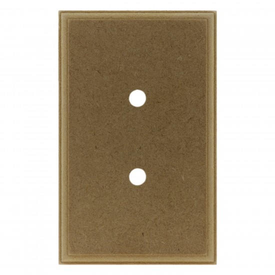 MDF Rectangle Switch Mount Pattress 2Gang 