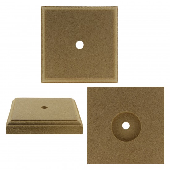 MDF Square Switch Mount Pattress 1Gang 