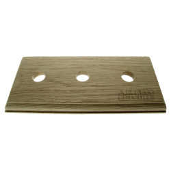 Solid Oak Switch Mount Pattress 3Gang for 3 Switches Solid Oak Switch Mount Pattress 3Gang for 3 Switches