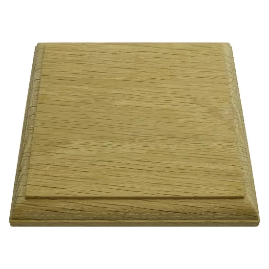 Art Deco Emporium | Solid Oak Switch Mount Pattress 4Gang for 4 Switches