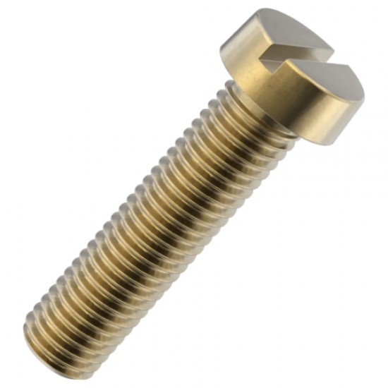 Aged Brass Slotted Cheese Head Screw M2 x 10mm (10 Pack) Aged Brass Slotted Cheese Head Screw M2 x 10mm (10 Pack)