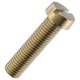 Aged Brass Slotted Cheese Head Screw M2 x 10mm (10 Pack)