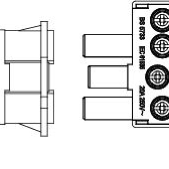 Ceiling Junction Block For Pendant Downlighter Click System