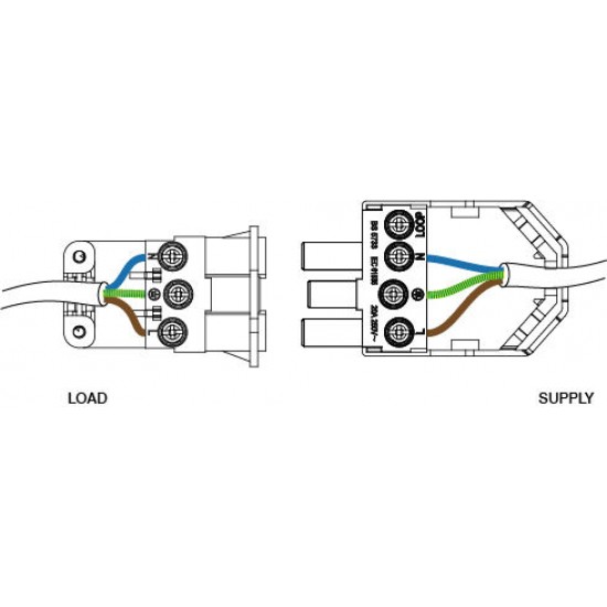 Ceiling Junction Block For Pendant Downlighter Click System Ceiling Junction Block For Pendant Downlighter Click System