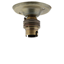 B22 Batten Lampholder in Antique Brass Finish B22 Batten Lampholder in Antique Brass Finish